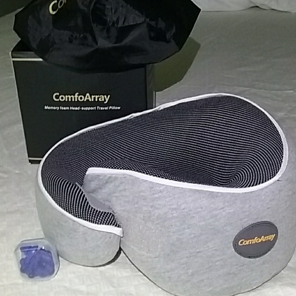 comfoarray head support travel pillow